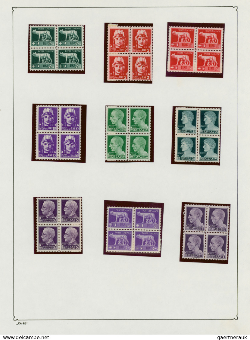 Italy: 1861/1973, mostly mind, later years mint never hinged, collection on KA-B