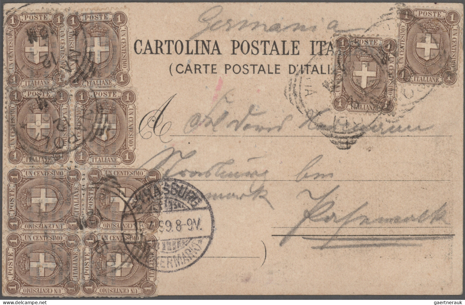 Italy: 1862/1897 Ca., Comprehensive Collection With Ca.200 Stamps And More Than - Verzamelingen