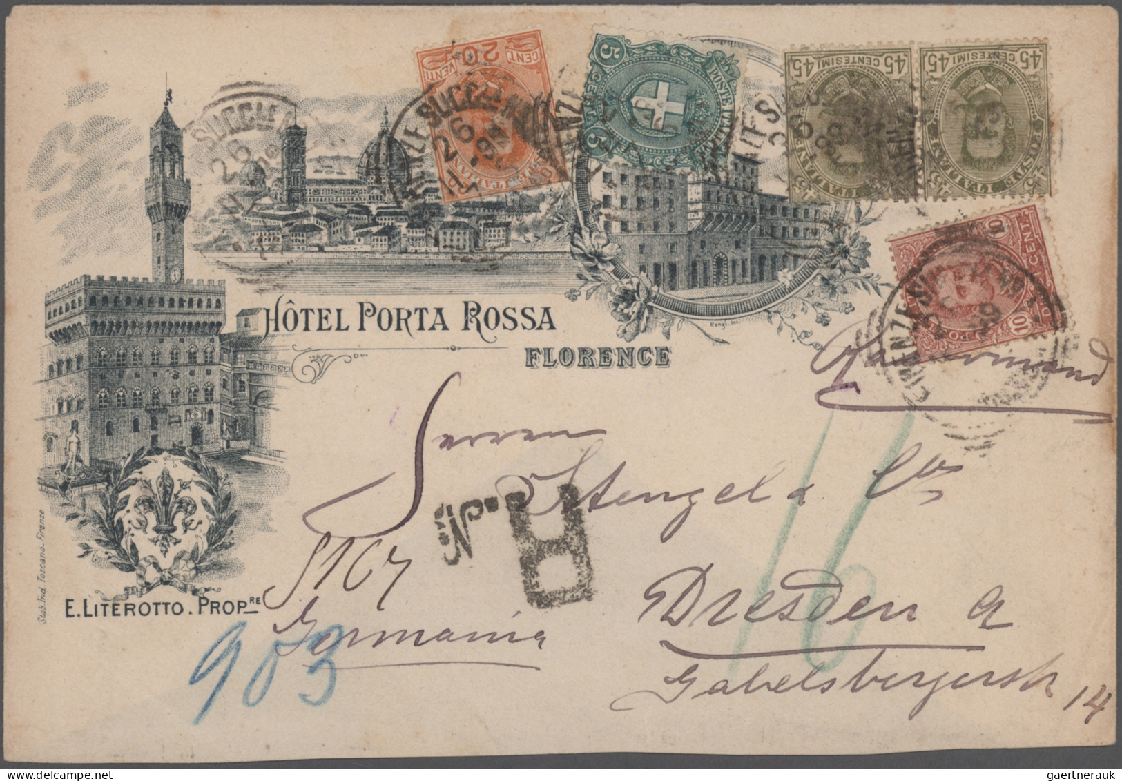 Italy: 1862/1897 ca., comprehensive collection with ca.200 stamps and more than
