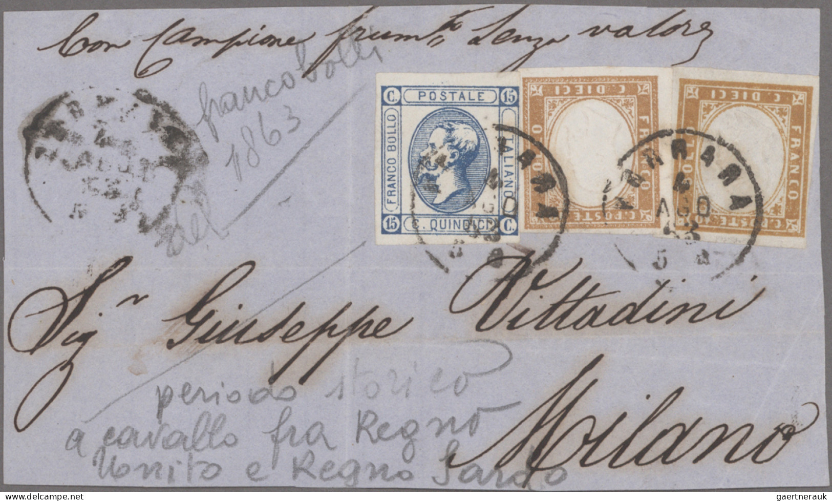 Italy: 1863/1999 (ca), "Cedola Di Commissione Libraria" (Book Orders), "Samples - Colecciones