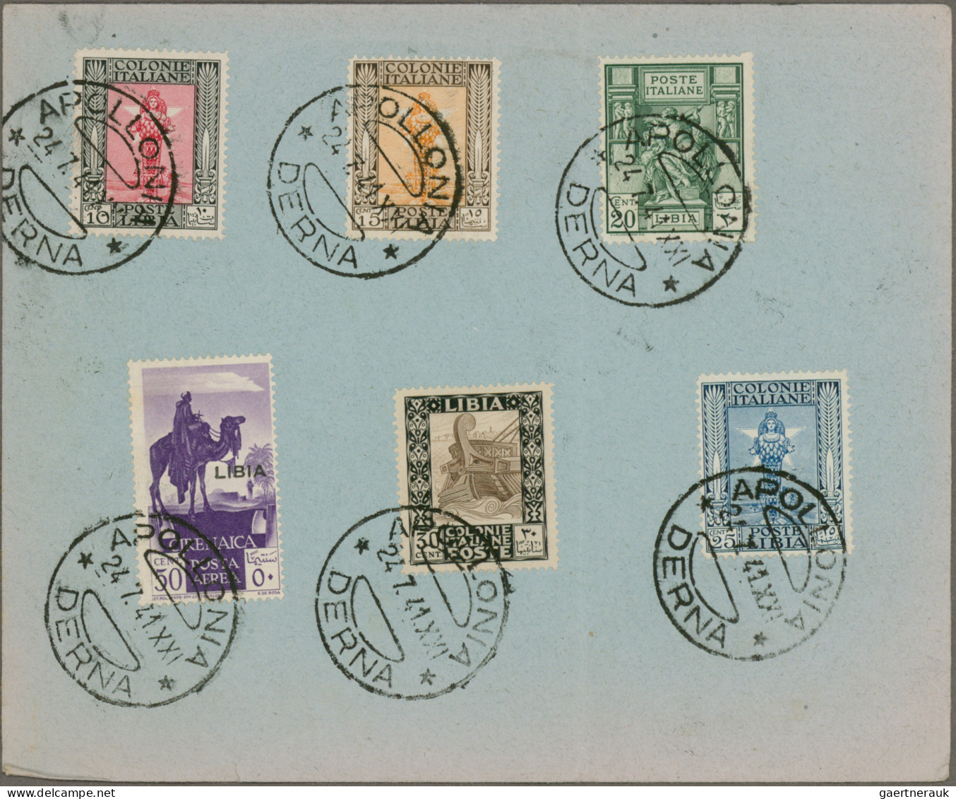 Italy: 1870/1954, Italian Area, Assortment Of 29 Entires, E.g. 1870 Tunis Letter - Collections