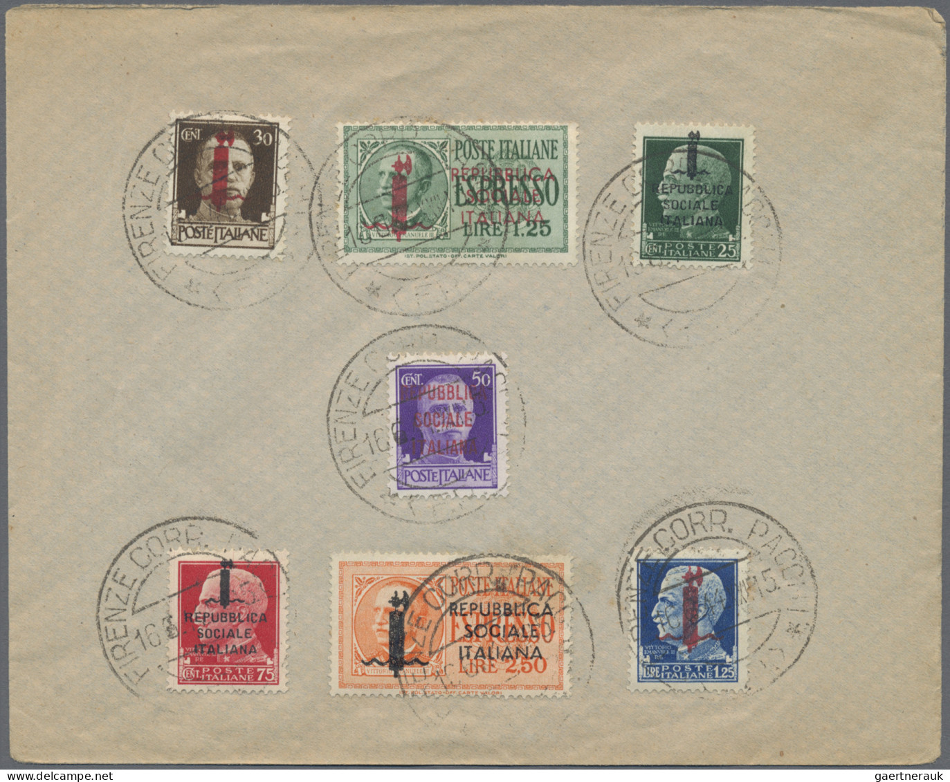 Italy: 1890/1980 (ca.), Assortment Of Apprx. 100 Entires, Nice Range Of Commerci - Collections