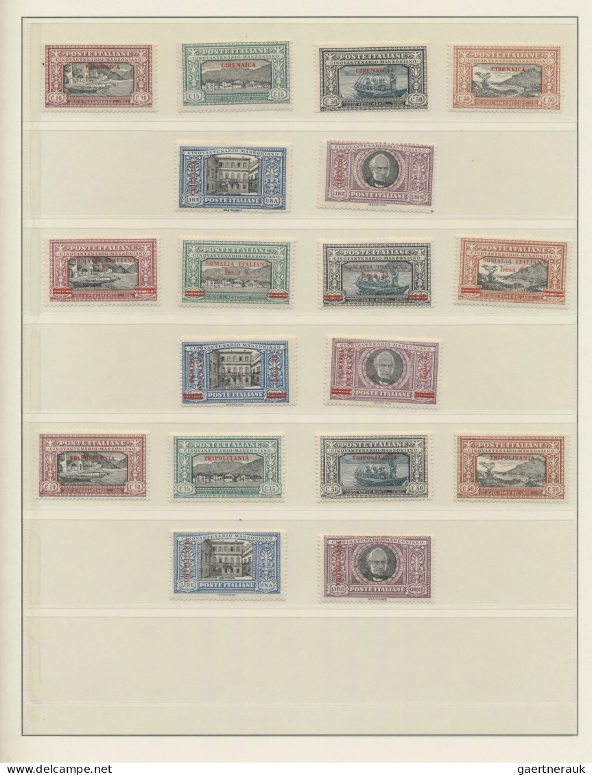 Italy: 1915/1945 (ca.), Italian Area, Mint Assortment On Stockpages Incl. Manzon - Lotti E Collezioni