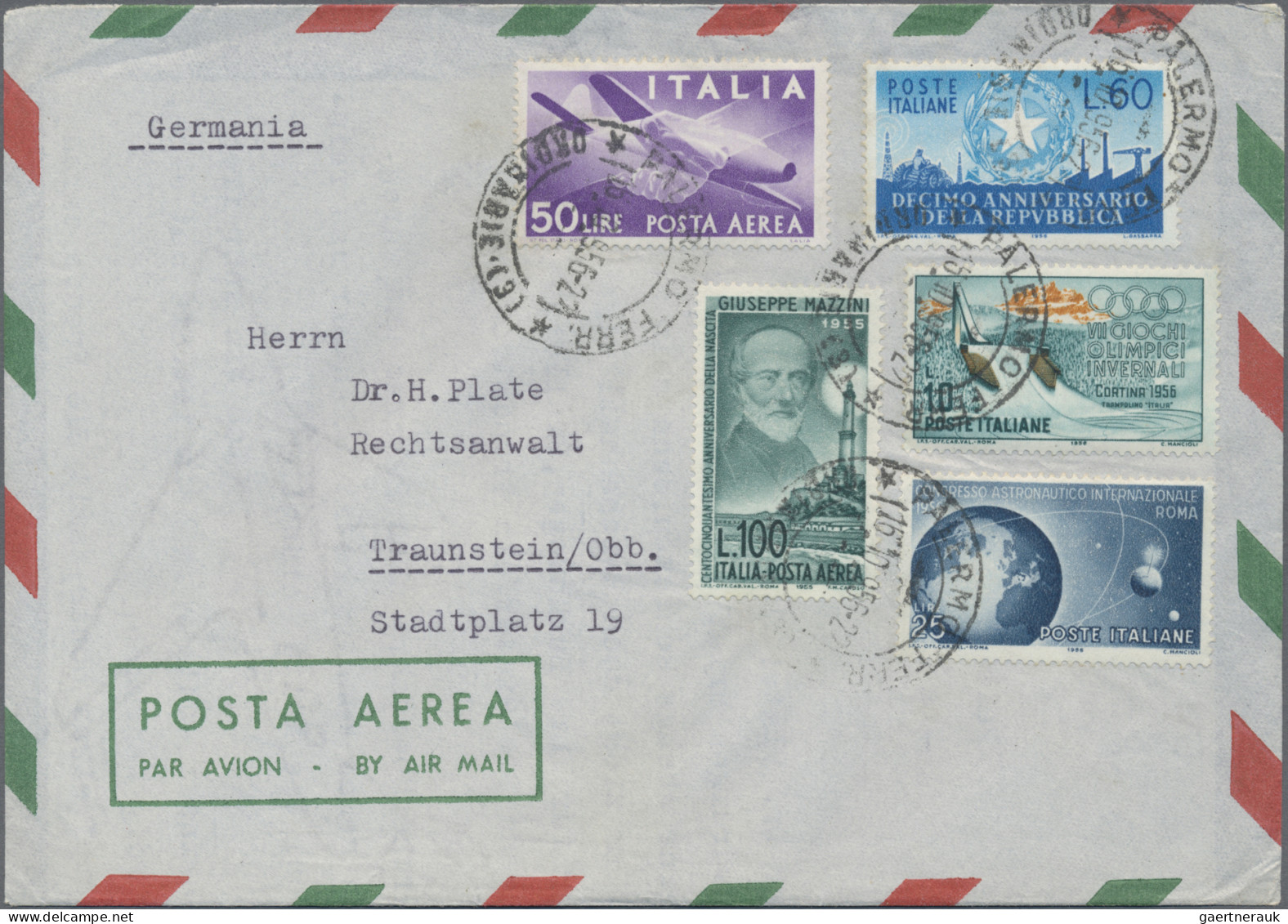 Italy: 1924/1965, Italy+some San Marino, Assortment Of 27 Covers/cards, Comprisi - Sammlungen