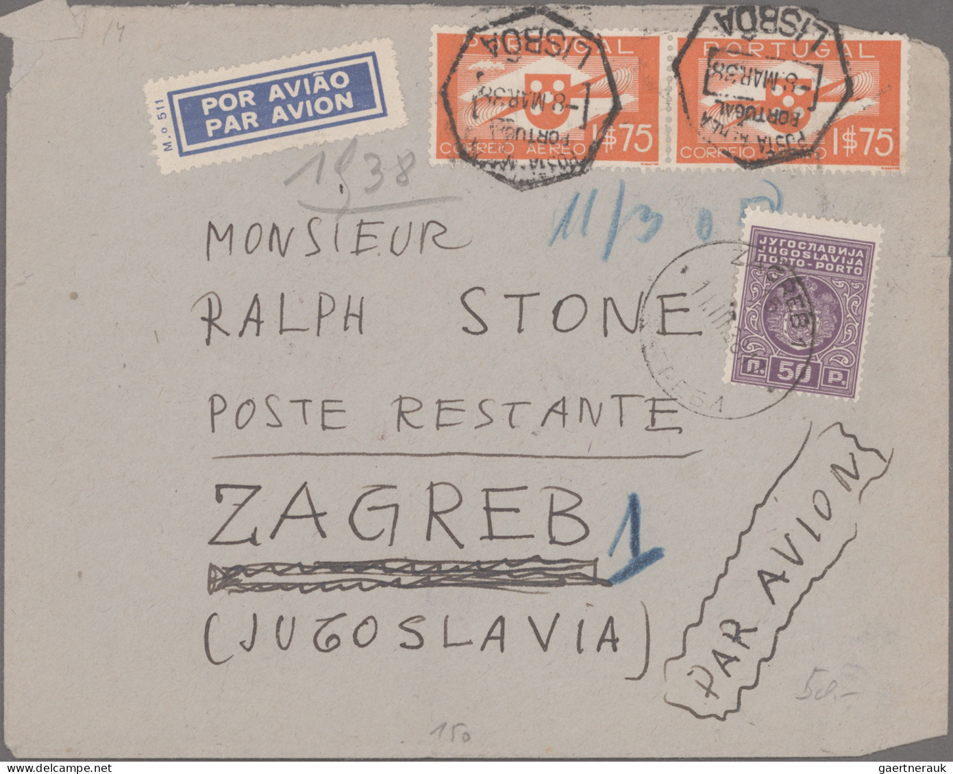 Yugoslavia: 1920/1975, Assortment Of 23 Entires With Commercial And Philatelic M - Storia Postale