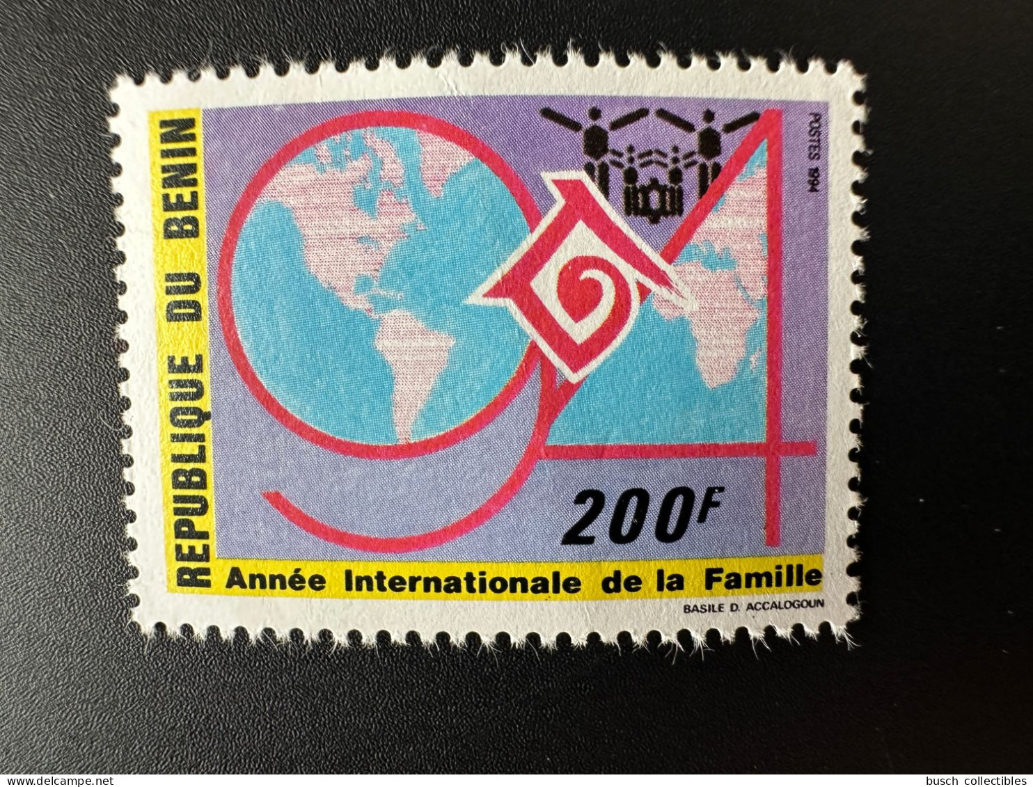 Benin 1994 Mi. 622 Année Internationale De La Famille Family Year Jahr Der Familie - Bénin – Dahomey (1960-...)