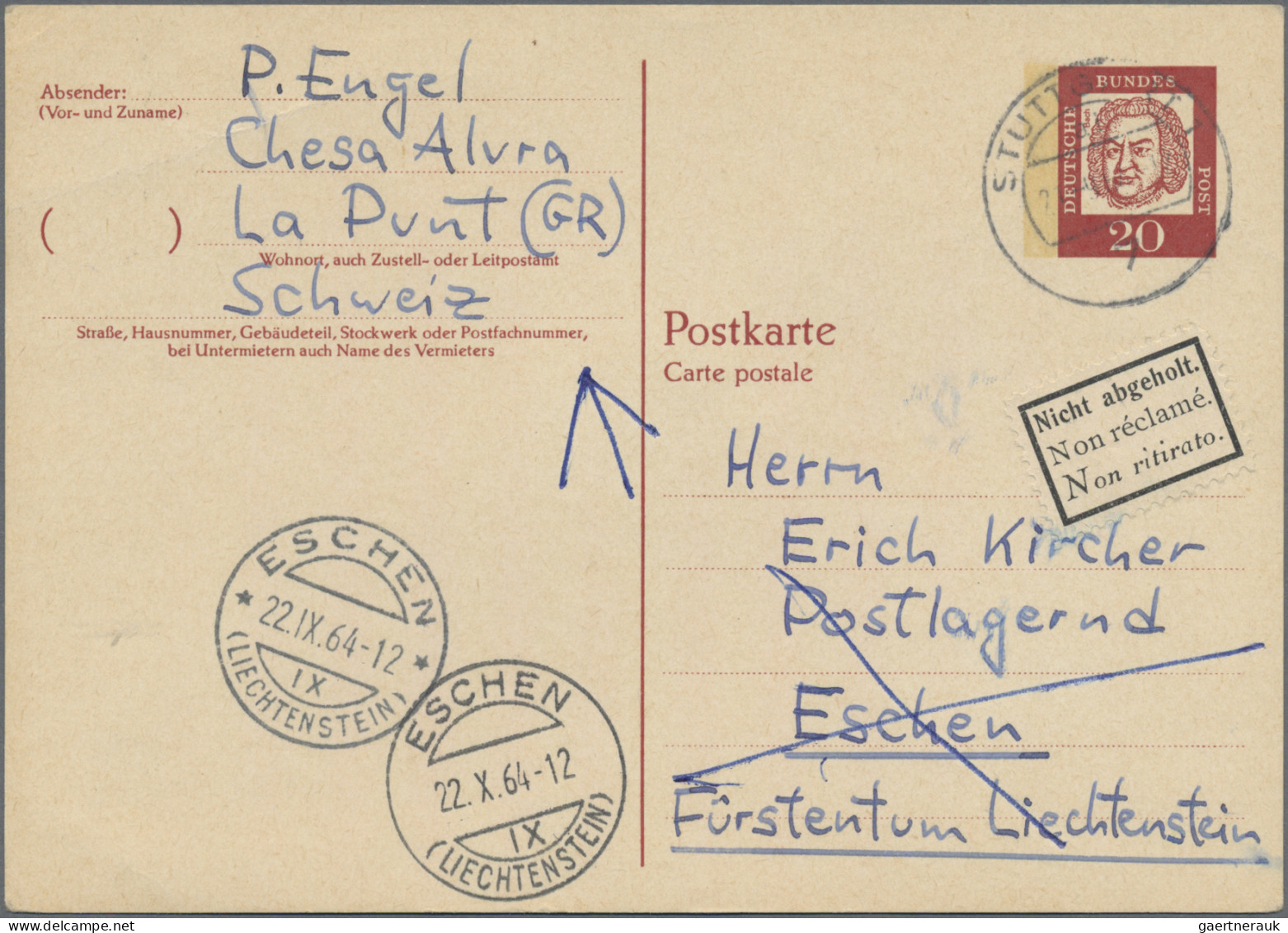 Liechtenstein: 1866/1980, Umfangreiche Sammlung Von Ca. 720 Briefen Und Karten A - Verzamelingen