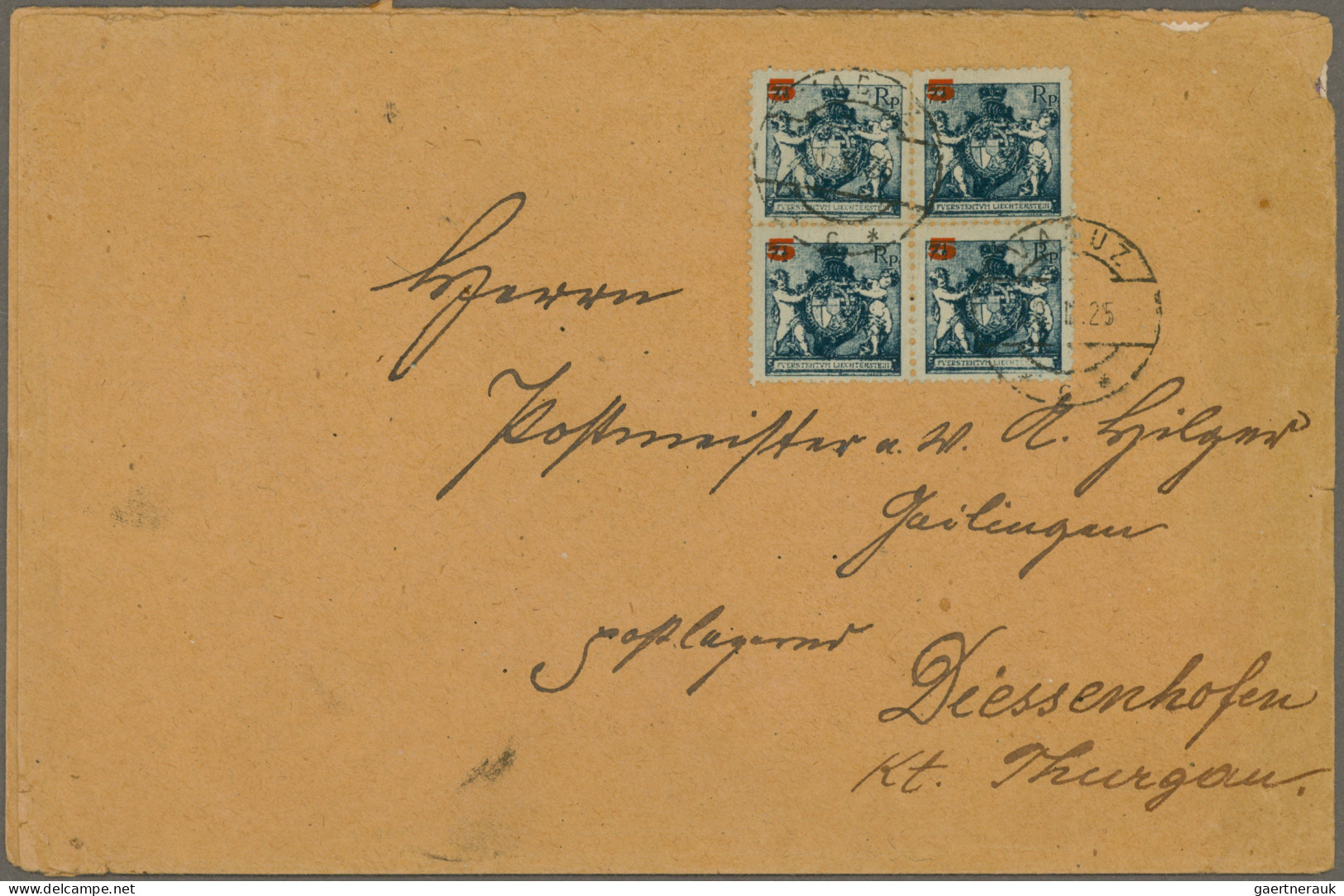 Liechtenstein: 1920/1990 (ca.), Partie von ca. 105 Briefen und Karten, dabei Son