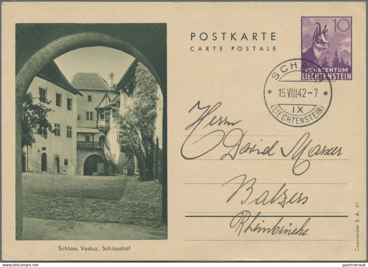Liechtenstein - Ganzsachen: 1892/1984, umfangreiche Sammlung von ca. 550 Ganzsac