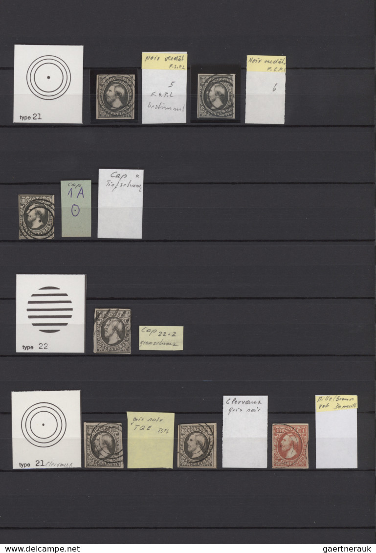 Luxembourg: 1852/1860 (ca.), Used Collection/balance Of Apprx. 226 Stamps, Mixed - Otros & Sin Clasificación