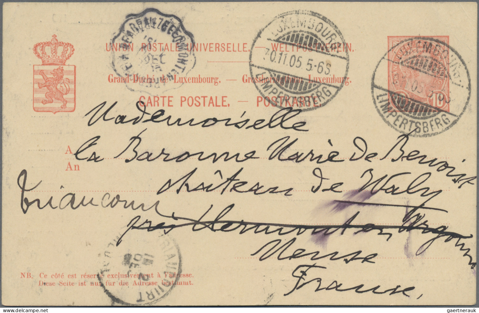 Luxembourg: 1875/2010, Collection Of 225 Covers Including International Mail, FD - Other & Unclassified