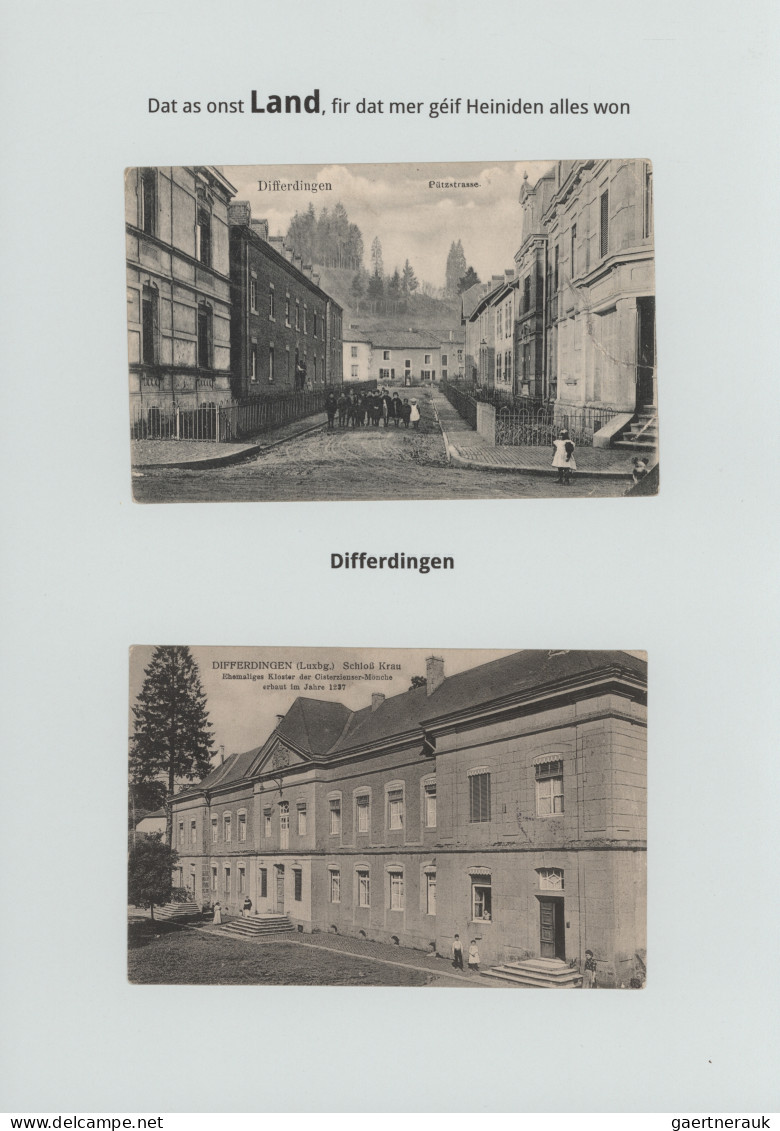 Luxembourg: 1900/1980 (ca.), Collection Of Apprx. 550 Ppc, Main Value Up To 1950 - Altri & Non Classificati