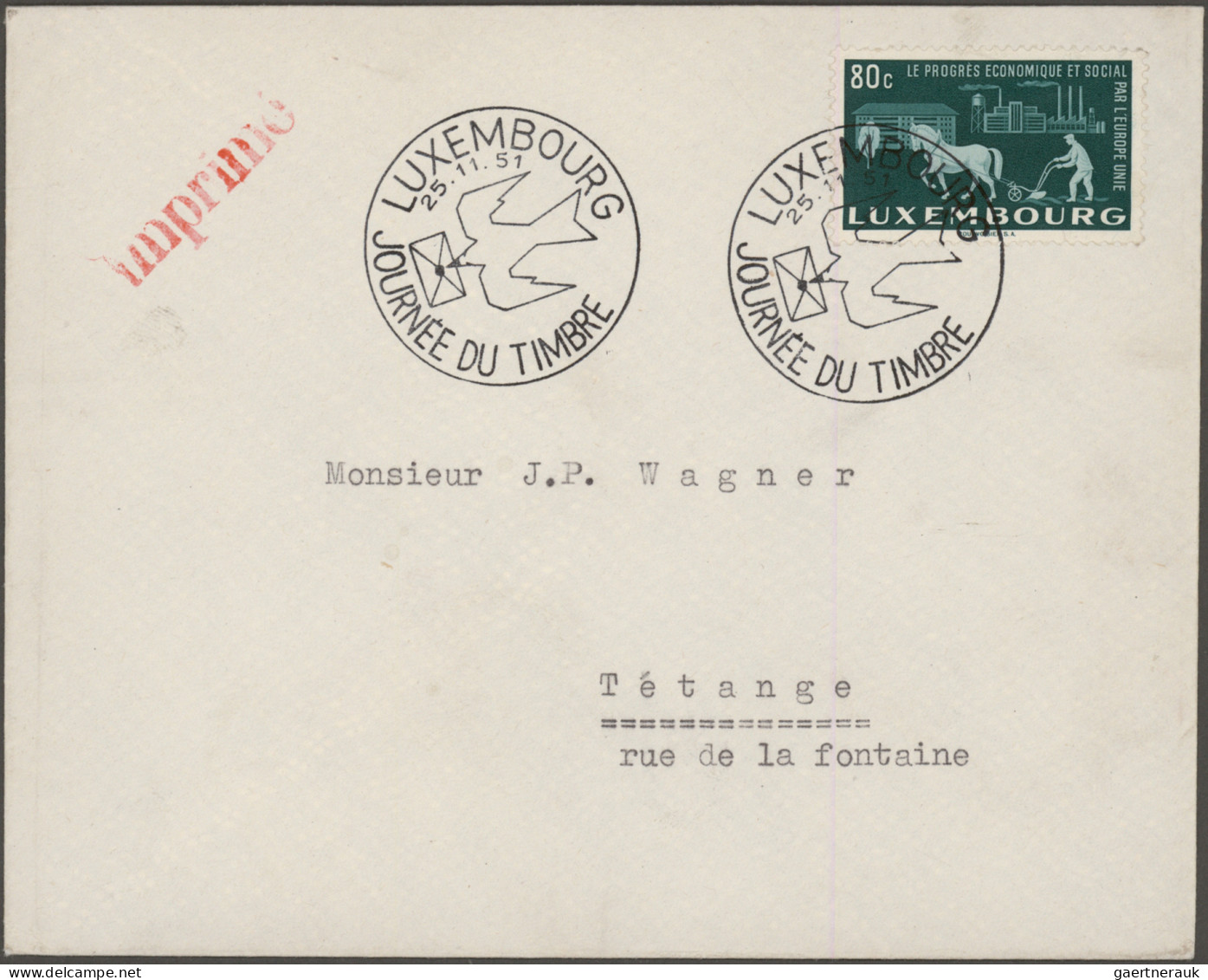 Luxembourg: 1920/2010 (ca.), Holding Of 2.000+ Covers/cards, Comprising Commerci - Autres & Non Classés