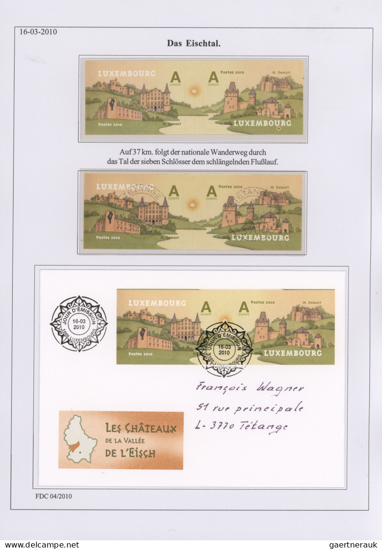 Luxembourg: 1989/2010, Comprehensive Collection MNH/used/f.d.c. In 13 Binders, I - Briefe U. Dokumente