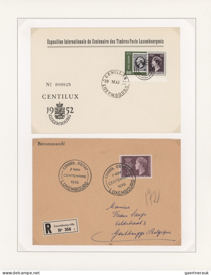 Luxembourg - Post Marks: 1874/2000 (ca.), Collection/balance Of Apprx. 780 Cover - Maschinenstempel (EMA)