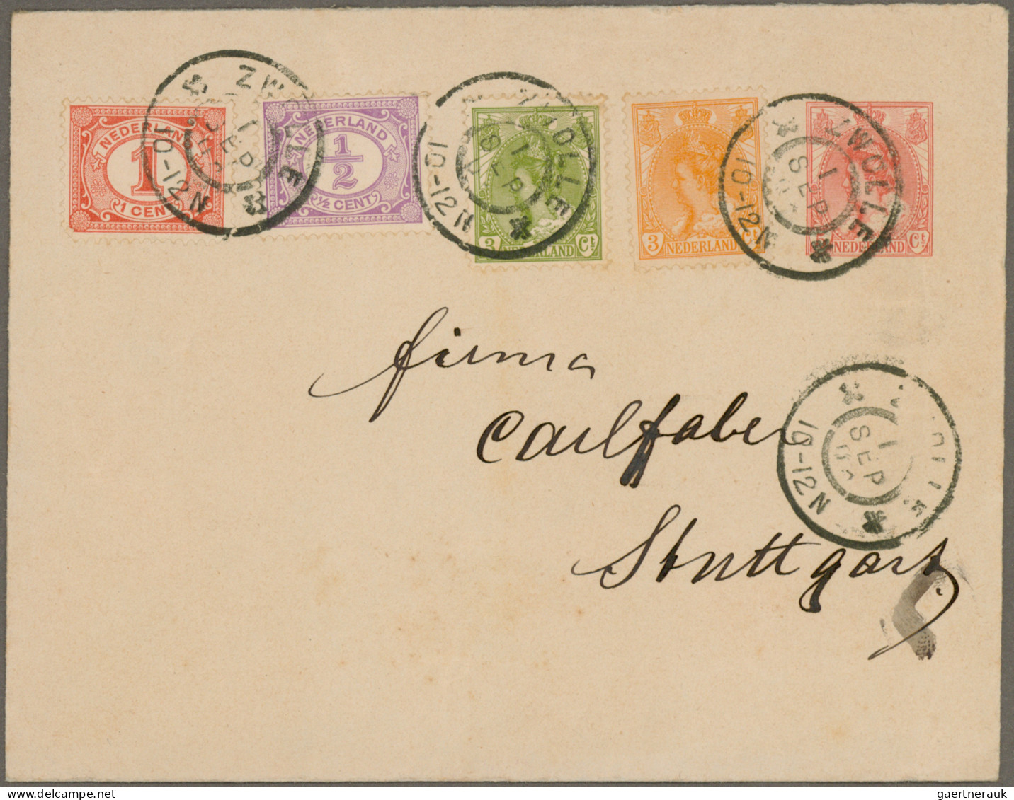 Netherlands: 1870/1910's Ca.: About 40 Postal Stationery Items, Covers And Postc - Lettres & Documents