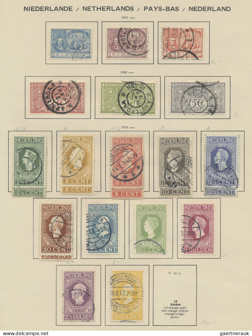 Netherlands: 1872/1975, Sammlung Weitgehend Komplett (es Fehlen Etwa 25-30 Marke - Lettres & Documents