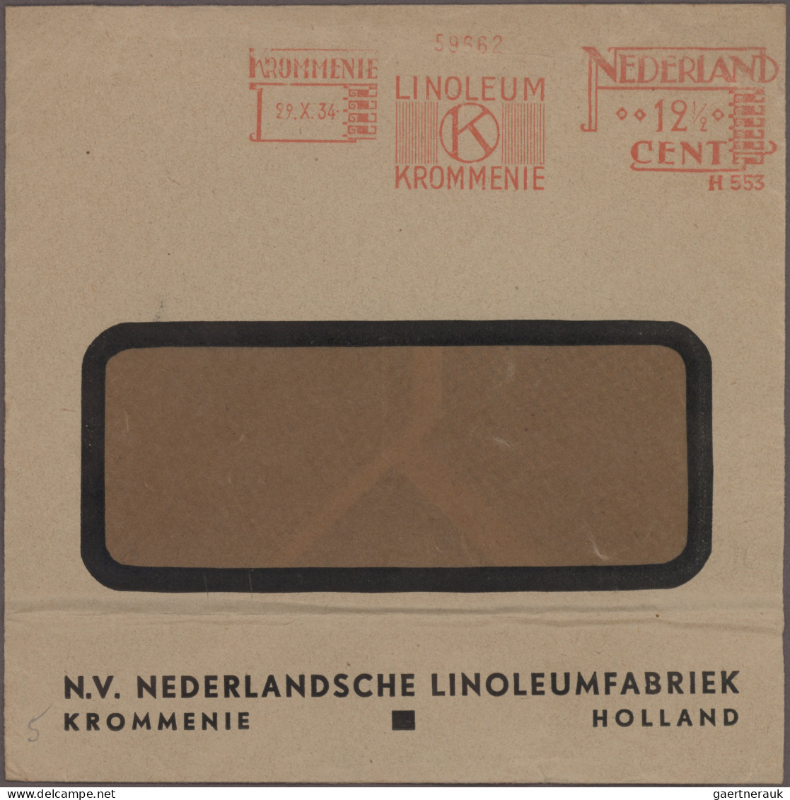 Netherlands: 1929/1980, METER MARKS, Assortment Of Apprx. 195 Commercial Covers/ - Usati