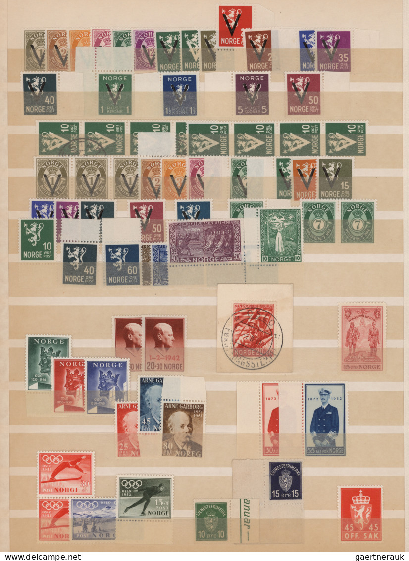 Norway: 1922/1964, Almost Exclusively MNH Collection/accumulation (only A Few St - Gebraucht