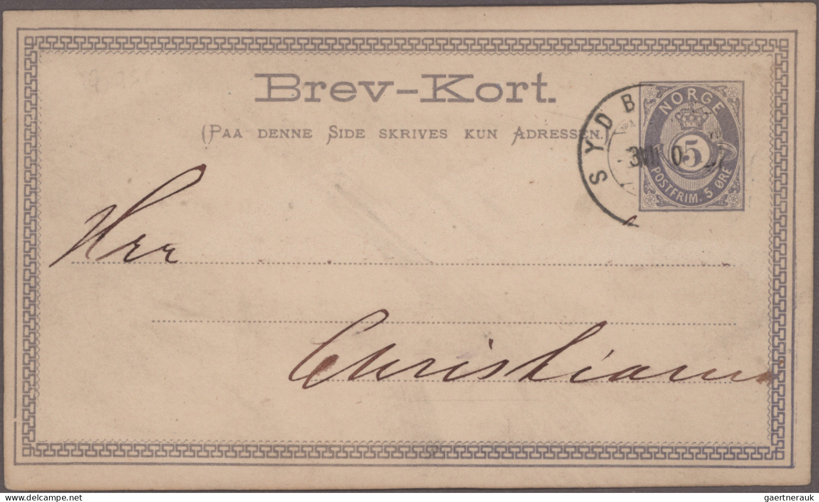 Norway - postal stationery: 1872/1950's Collection of 222 postal stationery card