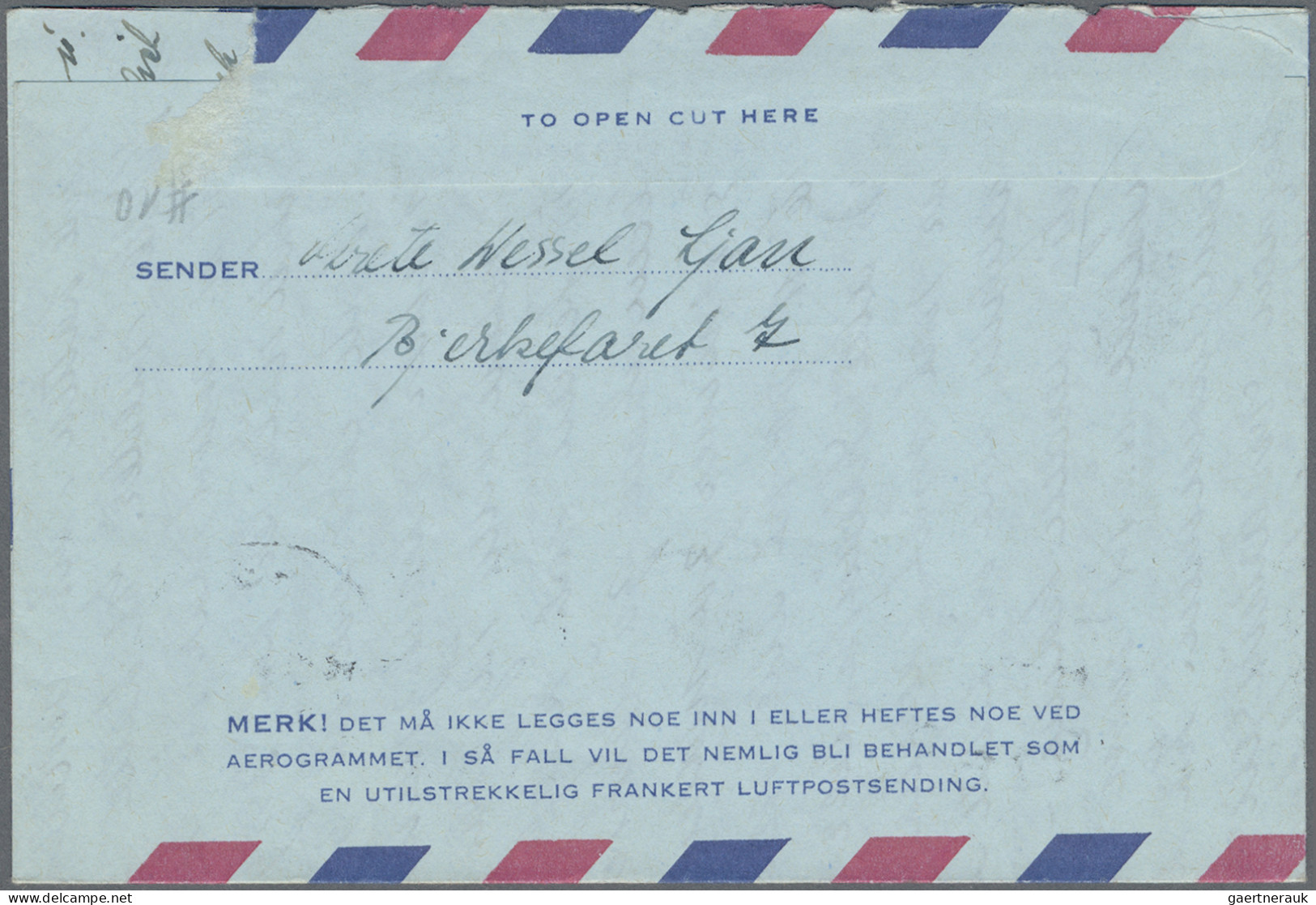 Norway - Postal Stationery: 1948/1983, Collection Of Apprx. 72 Air Letter Sheets - Interi Postali