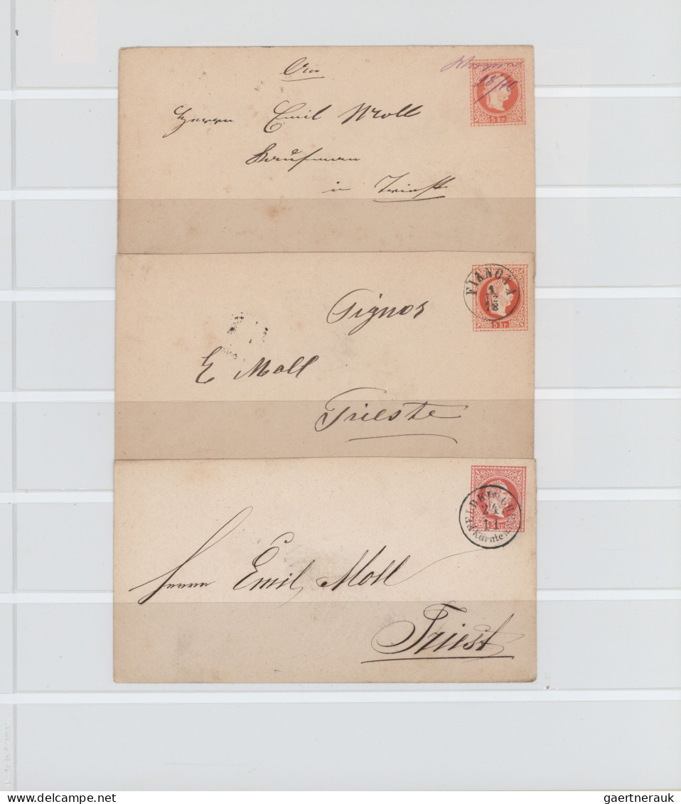 Österreich: 1800/1900 (ca.), Umfassende Sammlung Von Ca. 210 Briefen Und Karten - Collezioni