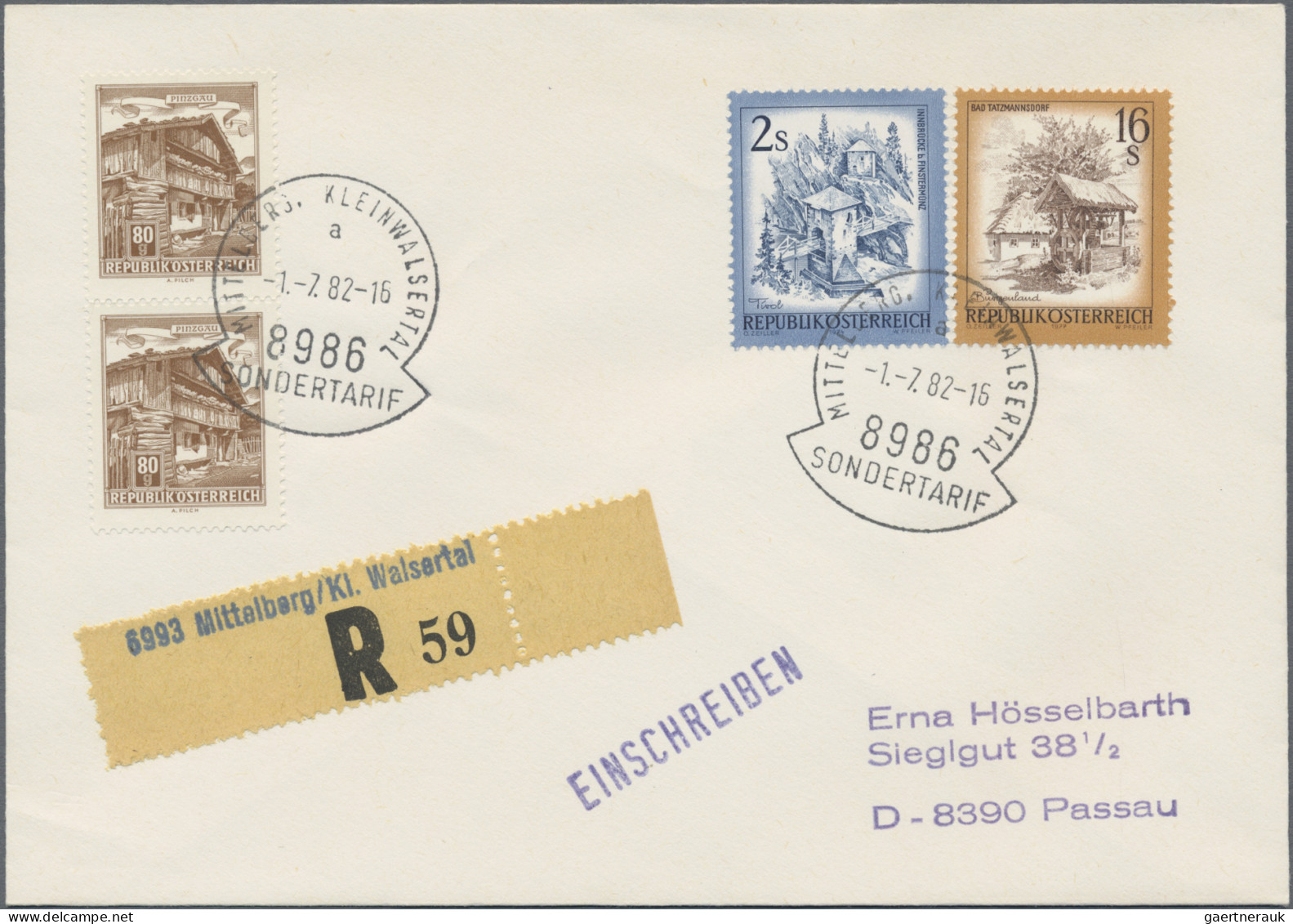 Österreich: 1837/1992, Sauberer Posten Mit Ca. 115 Briefen/Karten Und Ganzsachen - Verzamelingen