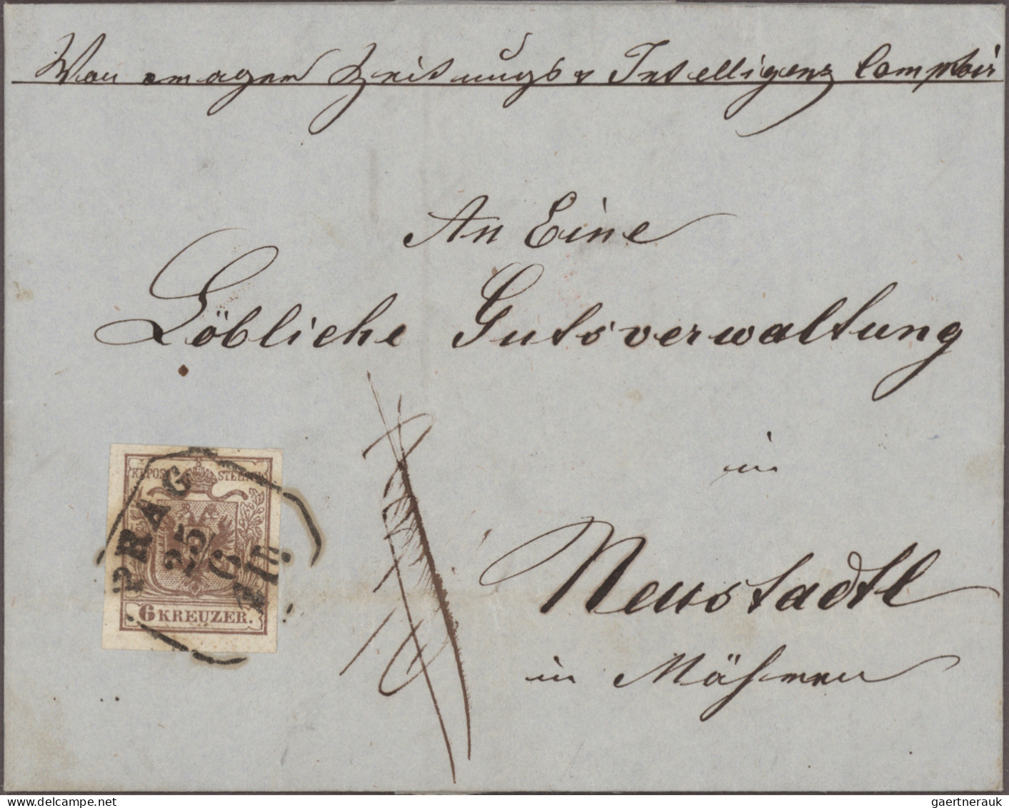 Österreich: 1850/1889, Spezialsammlung Von 32 Belegen "Nachtaxierungen", Dabei A - Collezioni