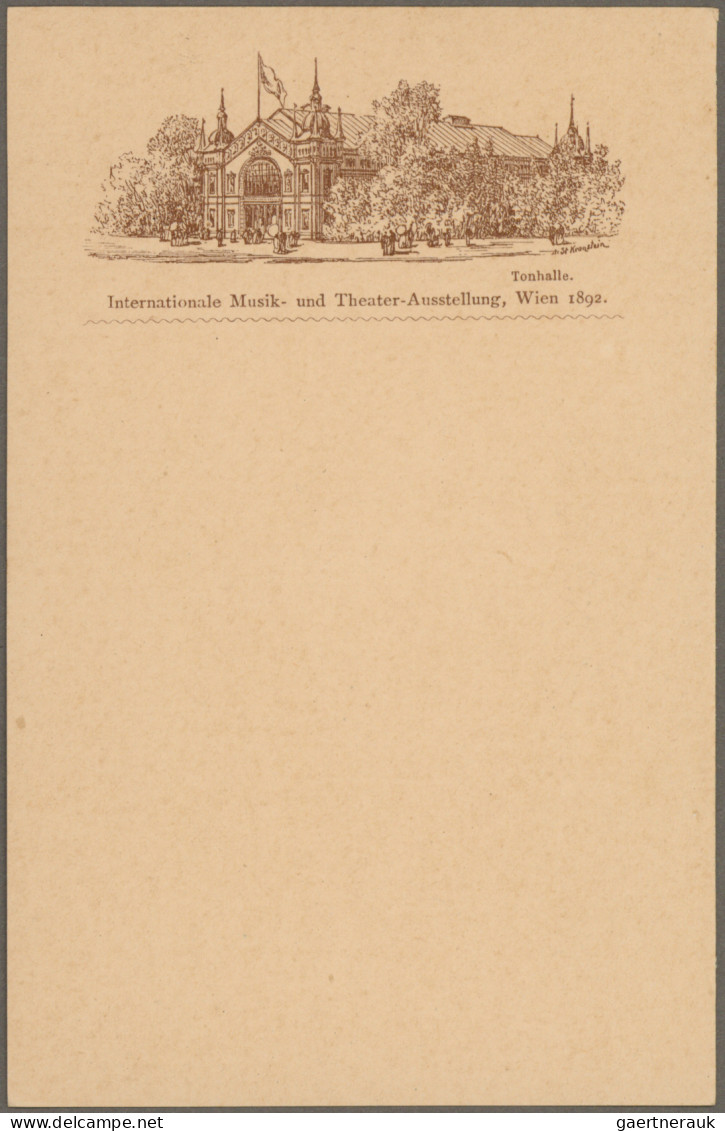 Österreich: 1856/1920 Ca.: 48 Ganzsachen, Briefe Und Postkarten, Dabei Besondere - Verzamelingen