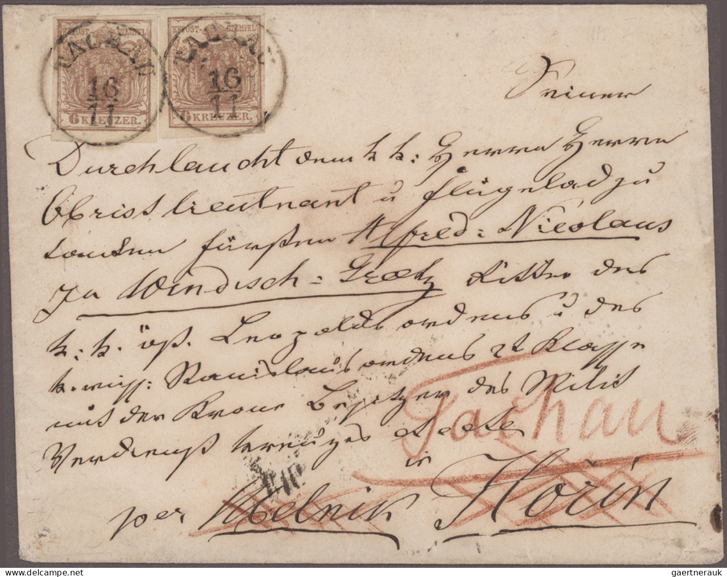 Österreich: 1861/1909 (ca), Spezial-Sammlung Von Knapp 90 Belegen "weitergeleite - Collezioni
