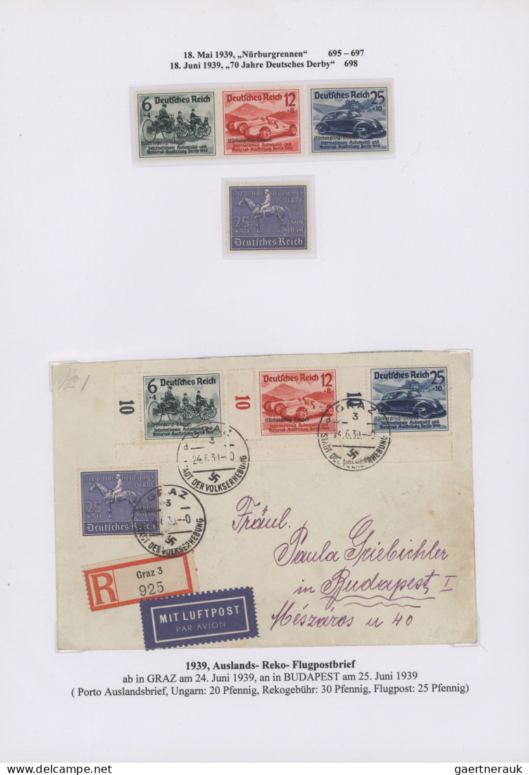 Österreich - Ostmark: 1938/1945, Sammlung Im Ringbinder, Postfrisch, Mit Bessere - Autres