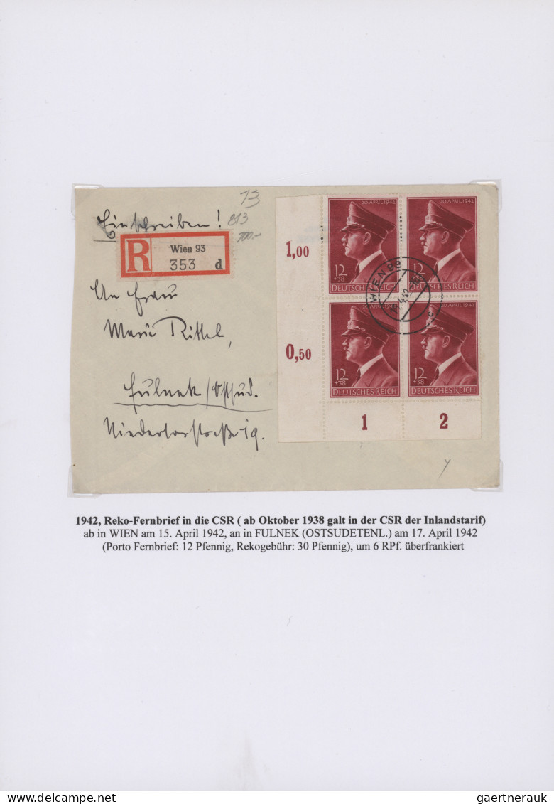 Österreich - Ostmark: 1938/1945, Sammlung im Ringbinder, postfrisch, mit bessere