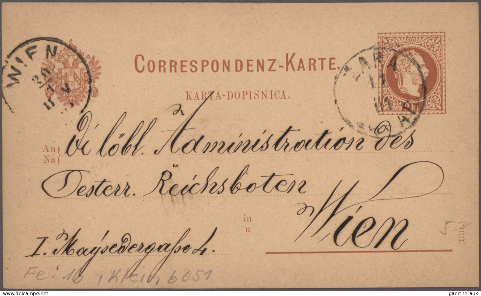 Österreich - Stempel: 1830/1915 (ca.), Ehem. KuK-Gebiete Adria/Balkan, Sammlung - Macchine Per Obliterare (EMA)
