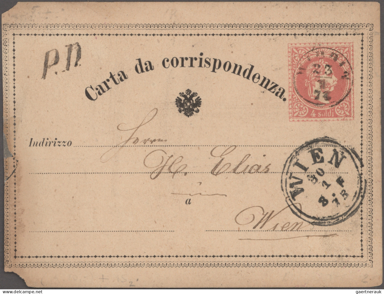 Österreich - Stempel: 1850/1900 ca.: Kollektion von mehr als 1000 Marken im Albu