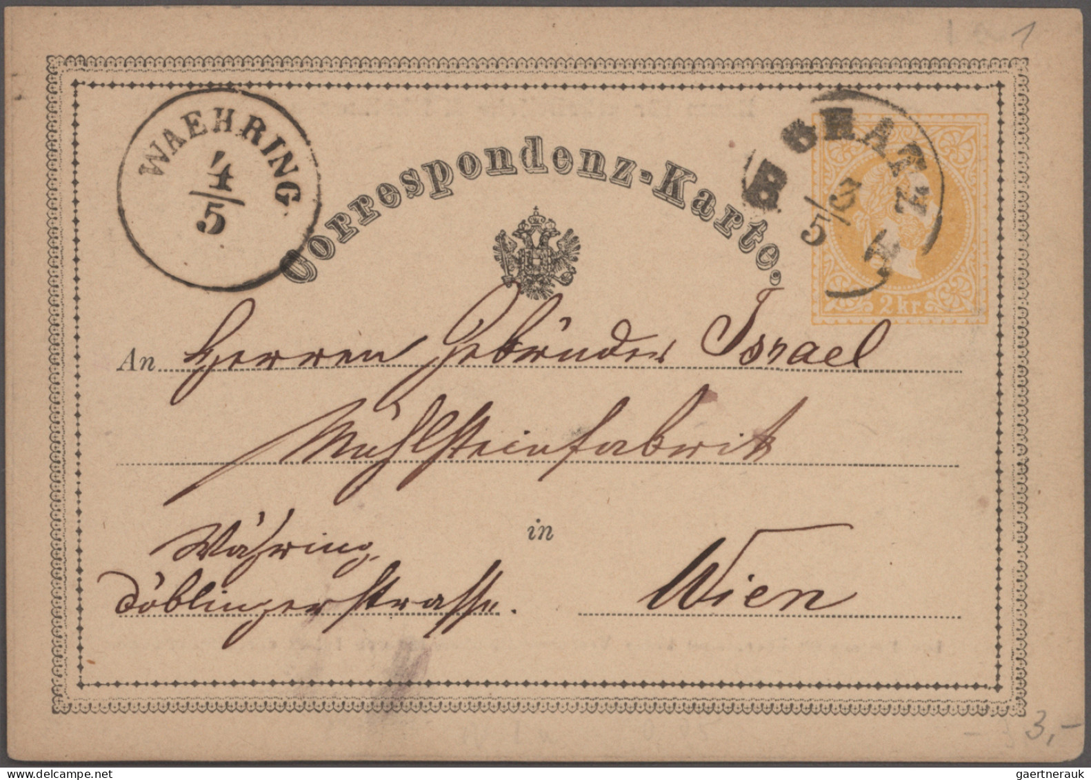 Österreich - Stempel: 1850/1900 ca.: Kollektion von mehr als 1000 Marken im Albu