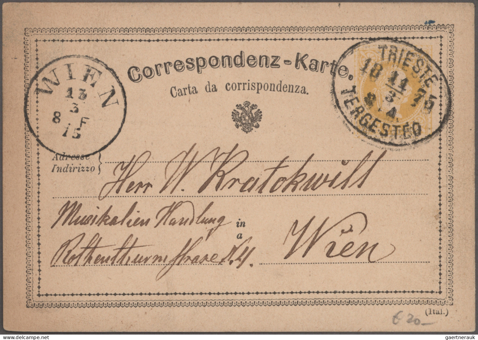 Österreich - Stempel: 1850/1900 ca.: Kollektion von mehr als 1000 Marken im Albu