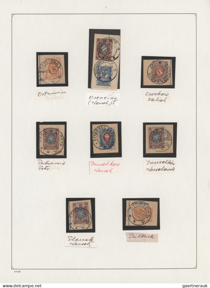 Poland - Russian Period: 1880/1910 (ca.), collection of apprx. 80 pieces and 43