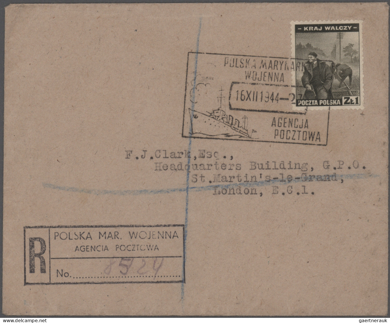 Poland: 1916/1945, Collection Of 63 Covers/cards, Comprising German Occupation W - Covers & Documents