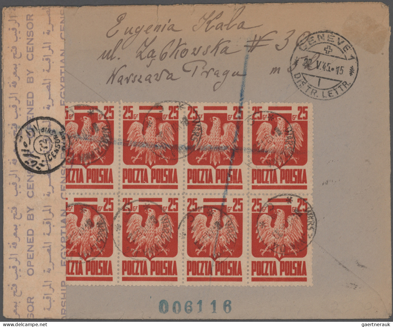 Poland: 1916/1945, Collection Of 63 Covers/cards, Comprising German Occupation W - Cartas & Documentos
