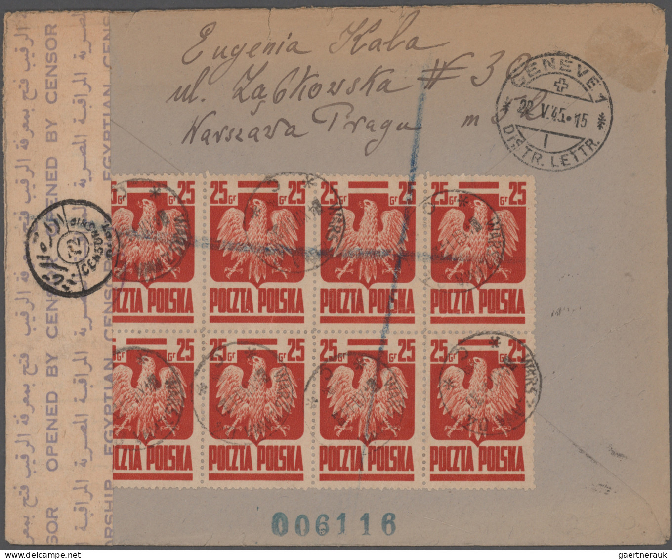 Poland: 1916/1945, Collection Of 63 Covers/cards, Comprising German Occupation W - Brieven En Documenten