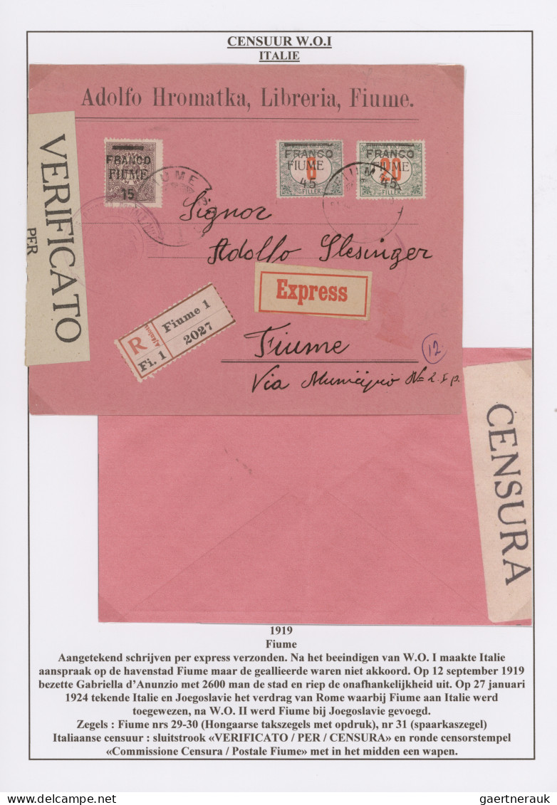 Poland: 1919/1921, Four Censored Covers To Austria/Germany/Poland, Thereof Three - Storia Postale