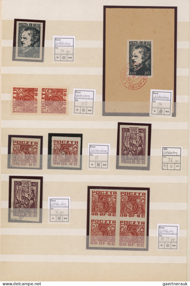 Poland Camp Mail: 1942/1945, Collection Of Apprx. 180 Stamps (incl. Postage Dues - Andere & Zonder Classificatie