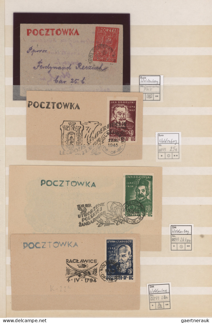 Poland Camp Mail: 1942/1945, collection of apprx. 180 stamps (incl. postage dues