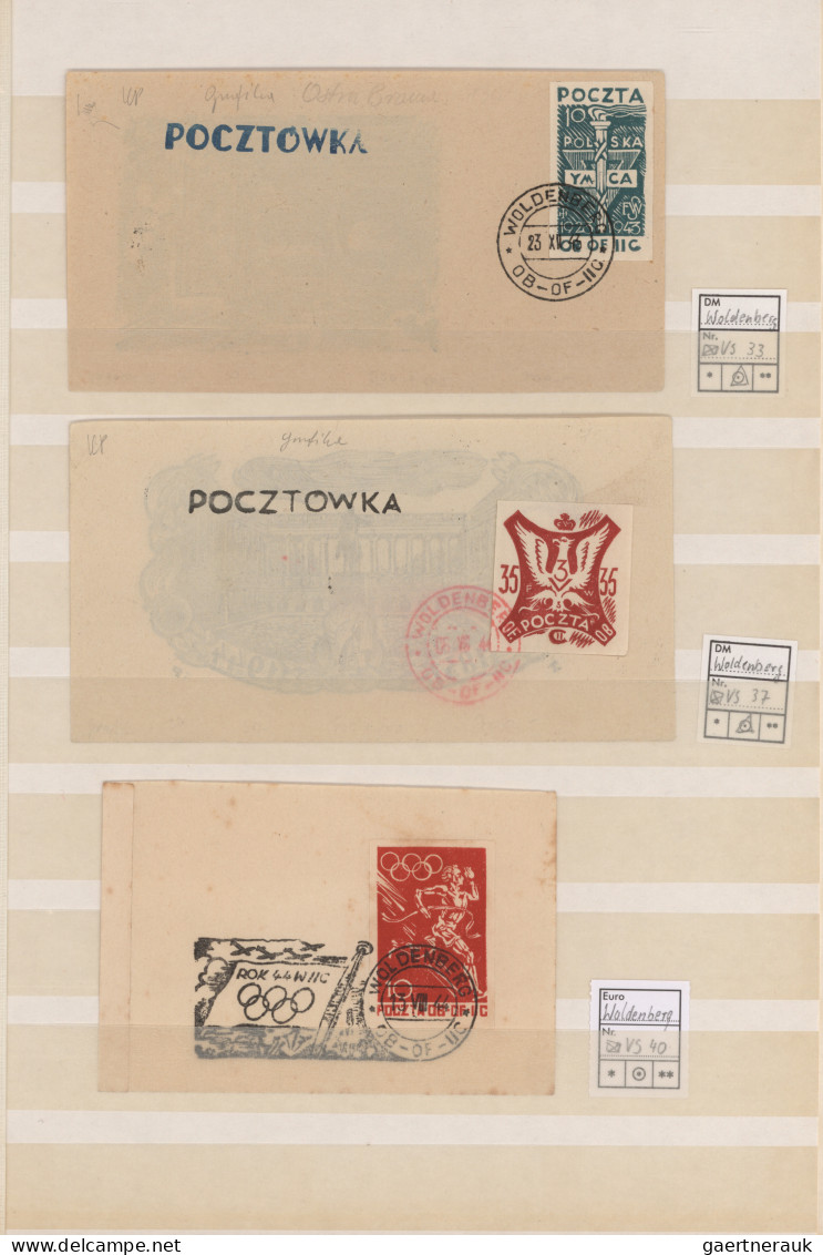 Poland Camp Mail: 1942/1945, collection of apprx. 180 stamps (incl. postage dues