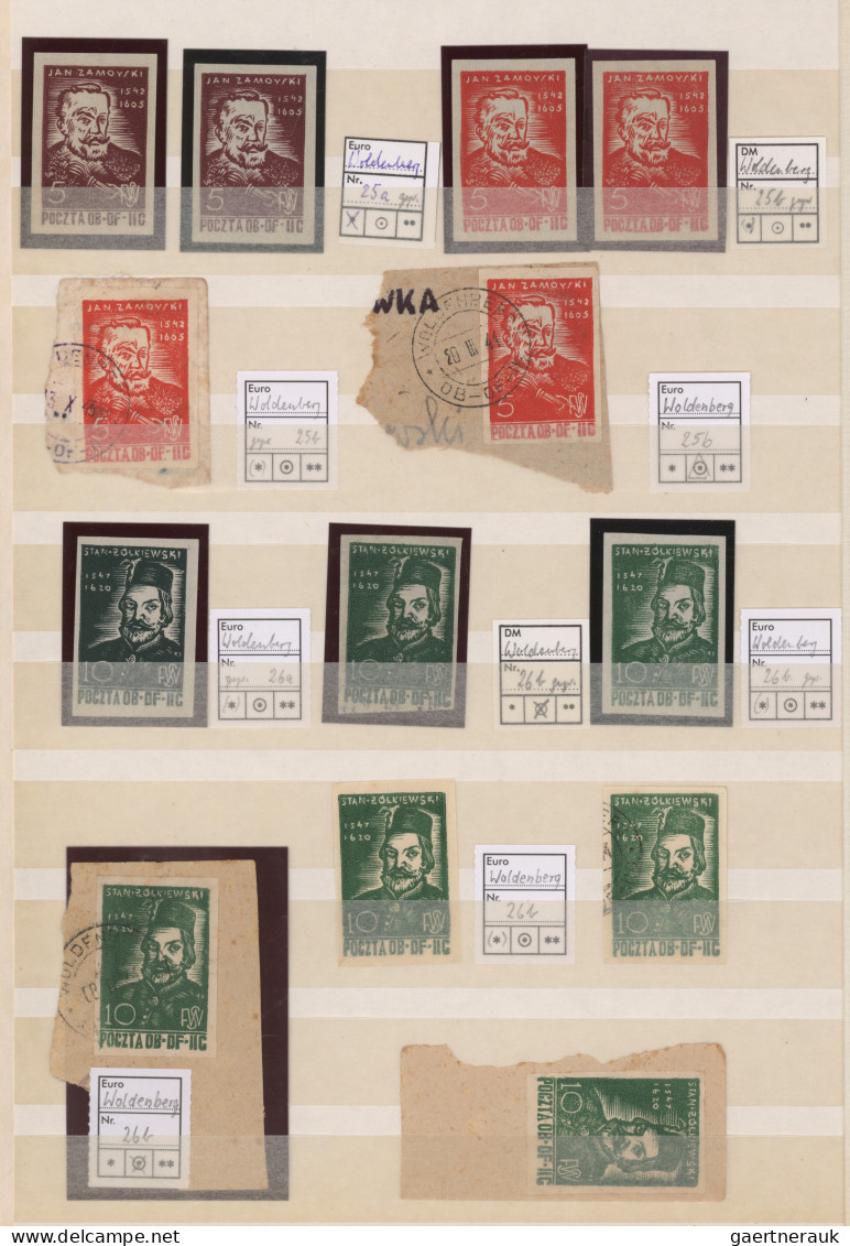 Poland Camp Mail: 1942/1945, collection of apprx. 180 stamps (incl. postage dues