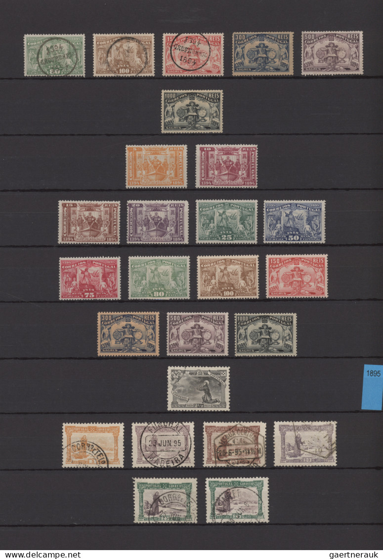 Portugal: 1880/1974, Comprehensive Mint And Used Collection On Stockpages In A T - Gebruikt