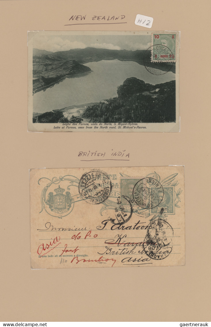 Portugal: 1895/1910 ca. "Don Carlos I.": Collection of 237 covers, postcards and