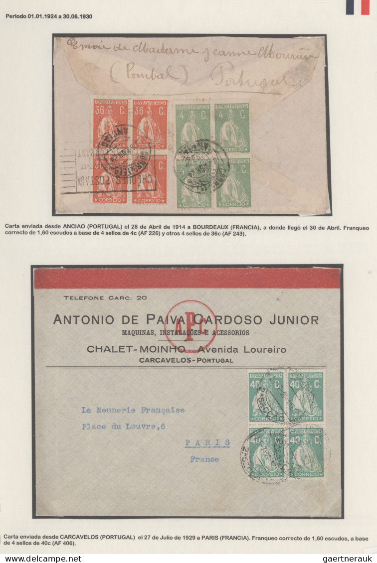 Portugal: 1910/1930's: Collection Of 39 Postal Stationery Items, Picture Postcar - Covers & Documents