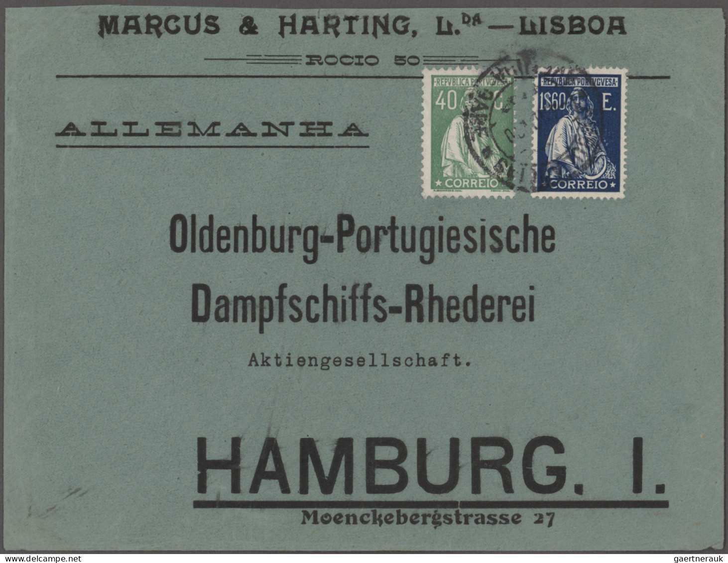 Portugal: 1912/1931 Collection Of About 101 Covers, Picture Postcards, Postal St - Covers & Documents
