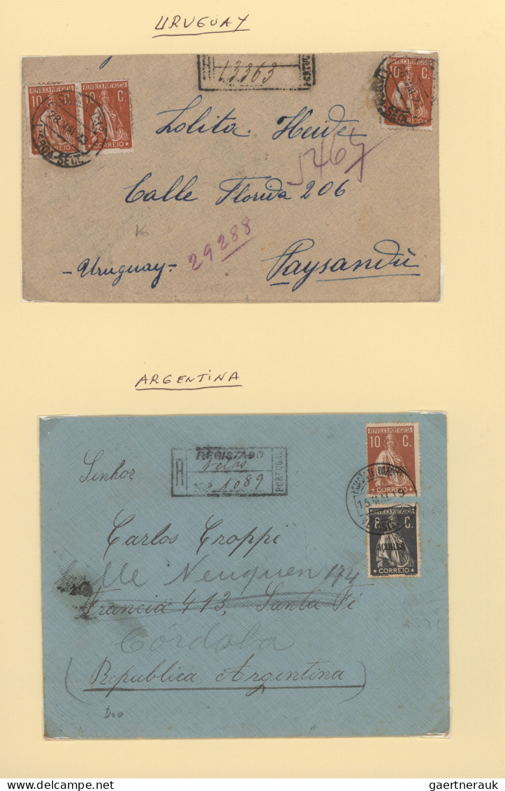 Portugal: 1914/1930's CERES: Collection of 55 covers, postcards, postal statione